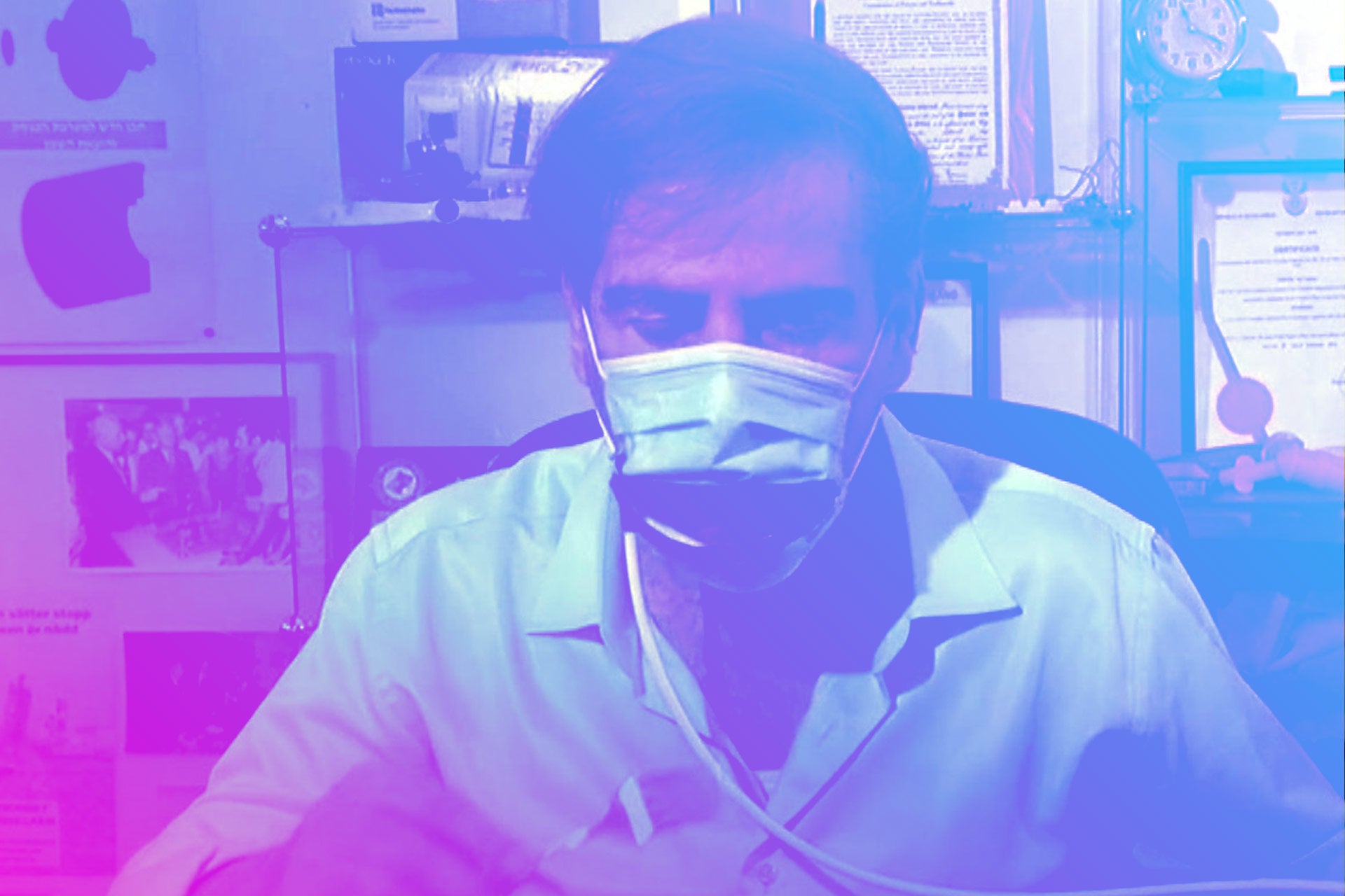 Would you wear a mask with an eating hole?