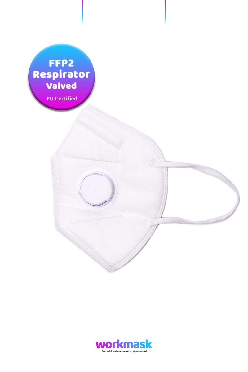 - AJ PRO AJ-01V FFP2 EU Certified Face Mask VALVED - Work Mask
