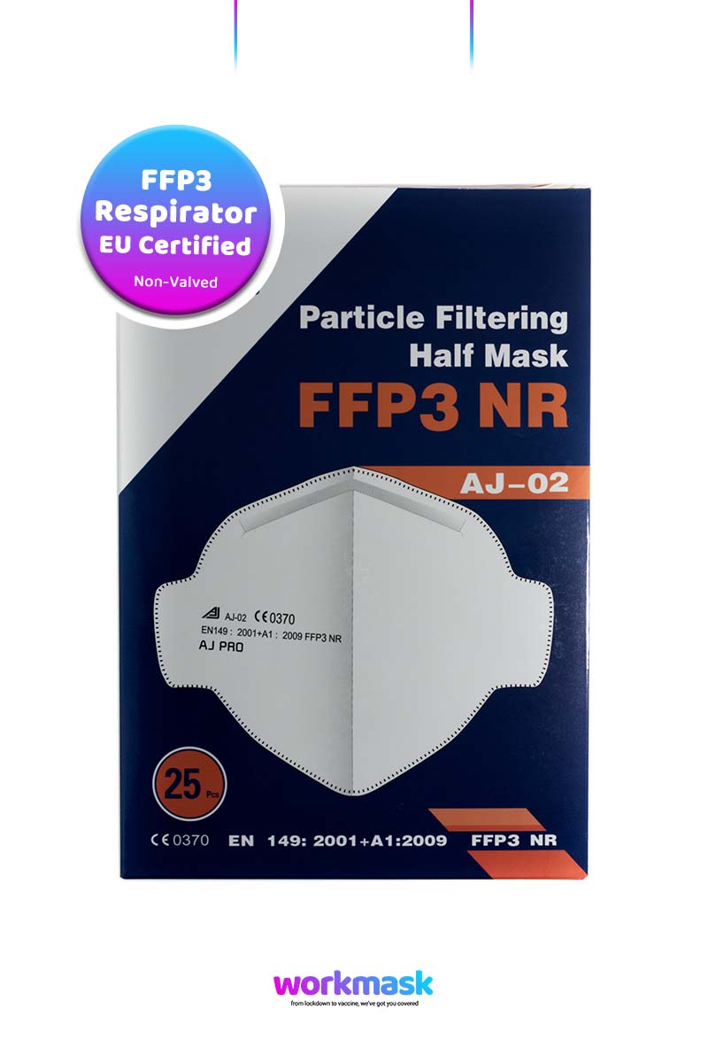 - AJ PRO AJ-02 FFP3 EU Certified Face Mask - Work Mask