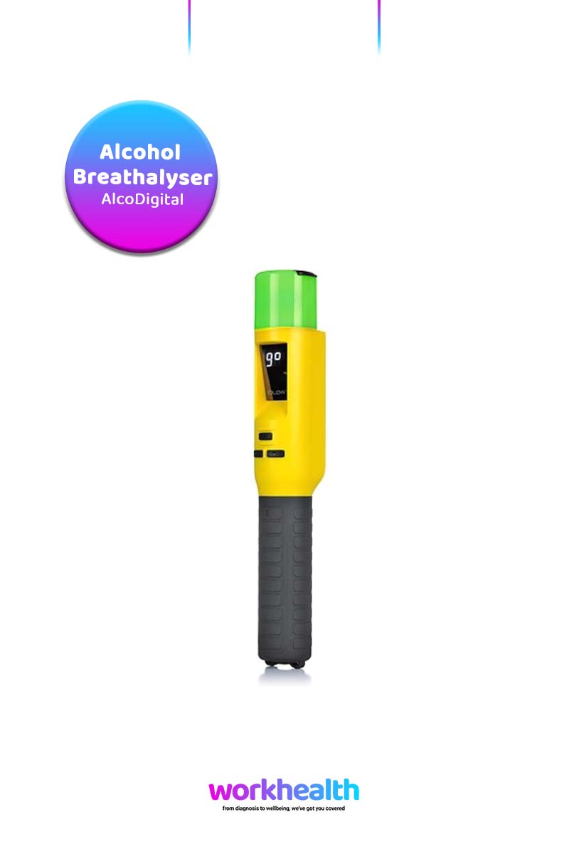 AlcoSaber Breathalyser Workplace Alcohol Screening Device