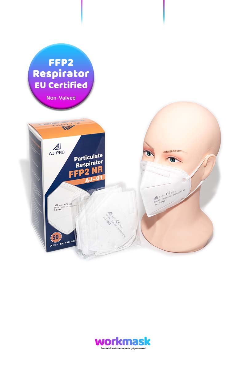  - AJ PRO AJ-01 FFP2 EU Certified Face Mask - Work Mask