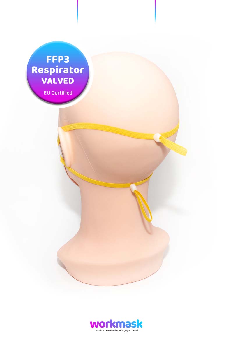  - AJ PRO AJ02V FFP3 EU Certified Valved Face Mask - Work Mask